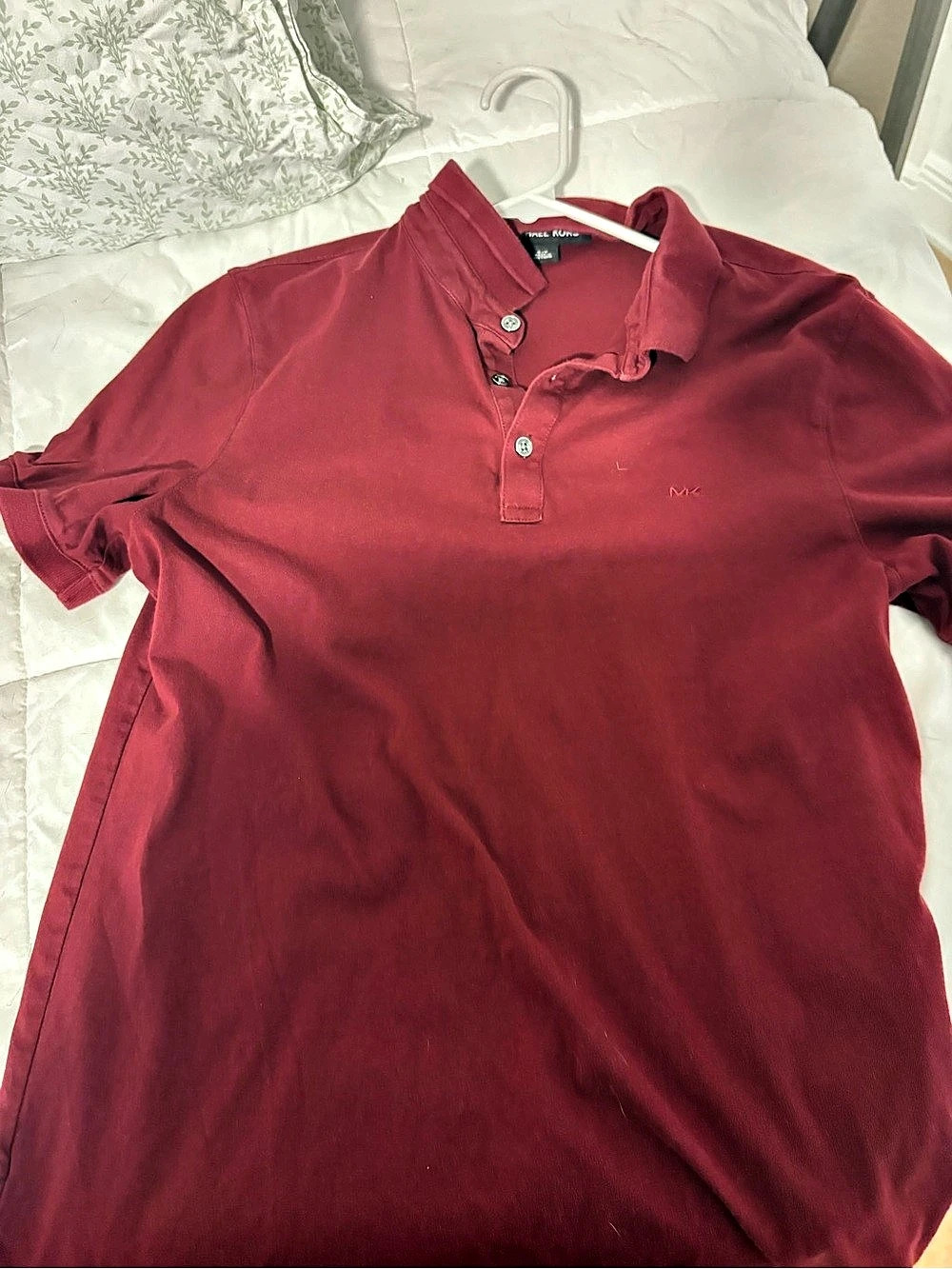 Michael Kors Men's Red Polo Shirt